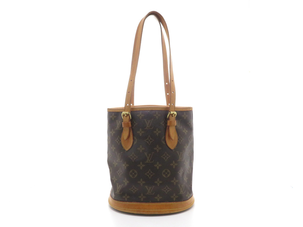 LOUIS VUITTON Bucket Tote Bag Monogram